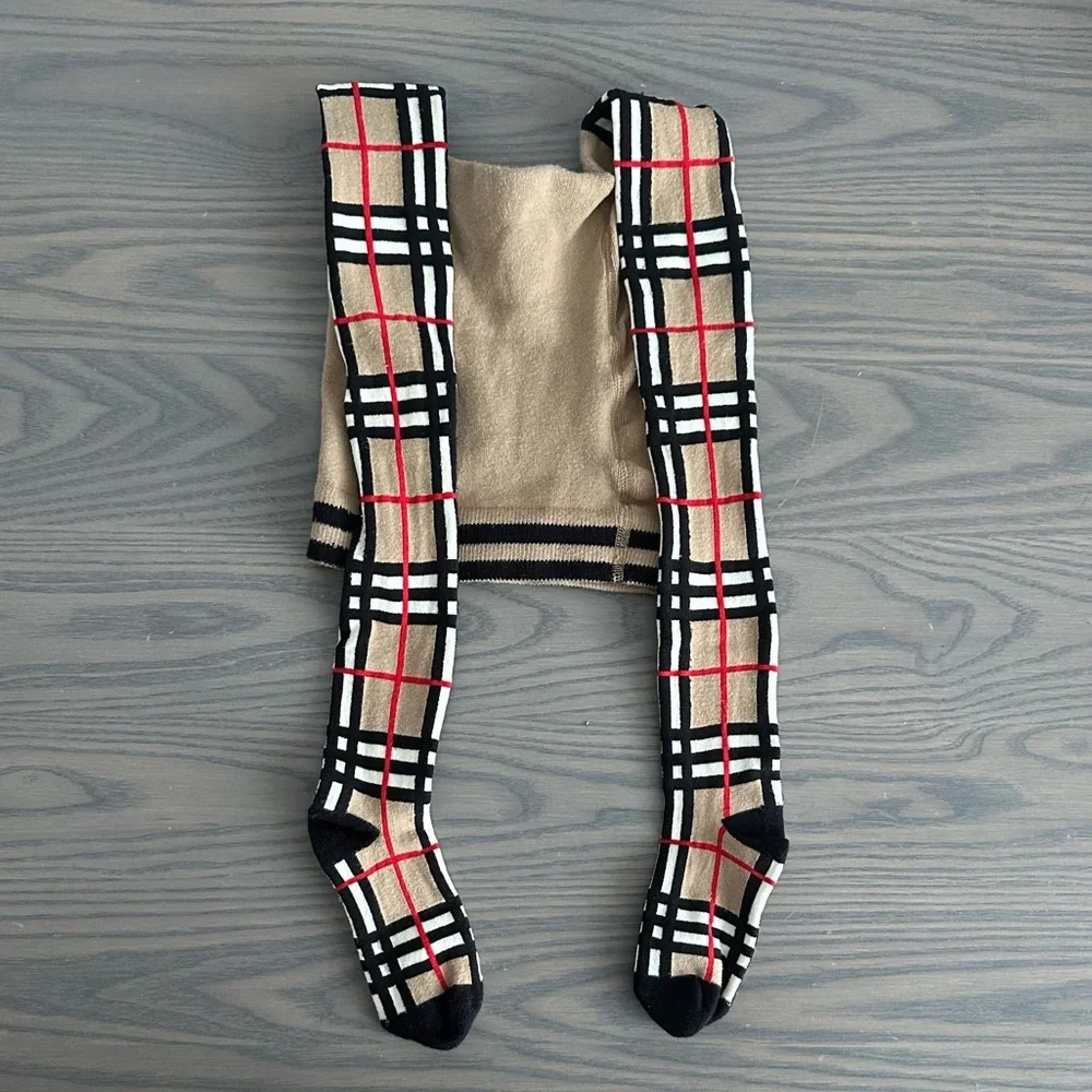 BURBERRY GIRLS VINTAGE CHECK TIGHTS